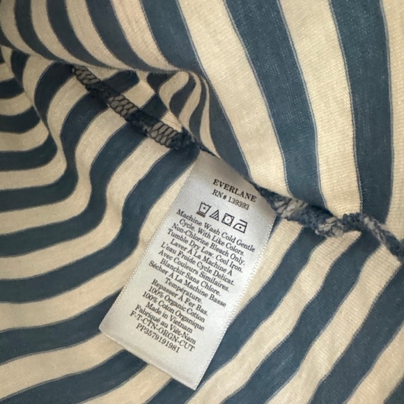Everlane the tank in essential cotton spring lake and canvas stripe Medium - Picture 10 of 14